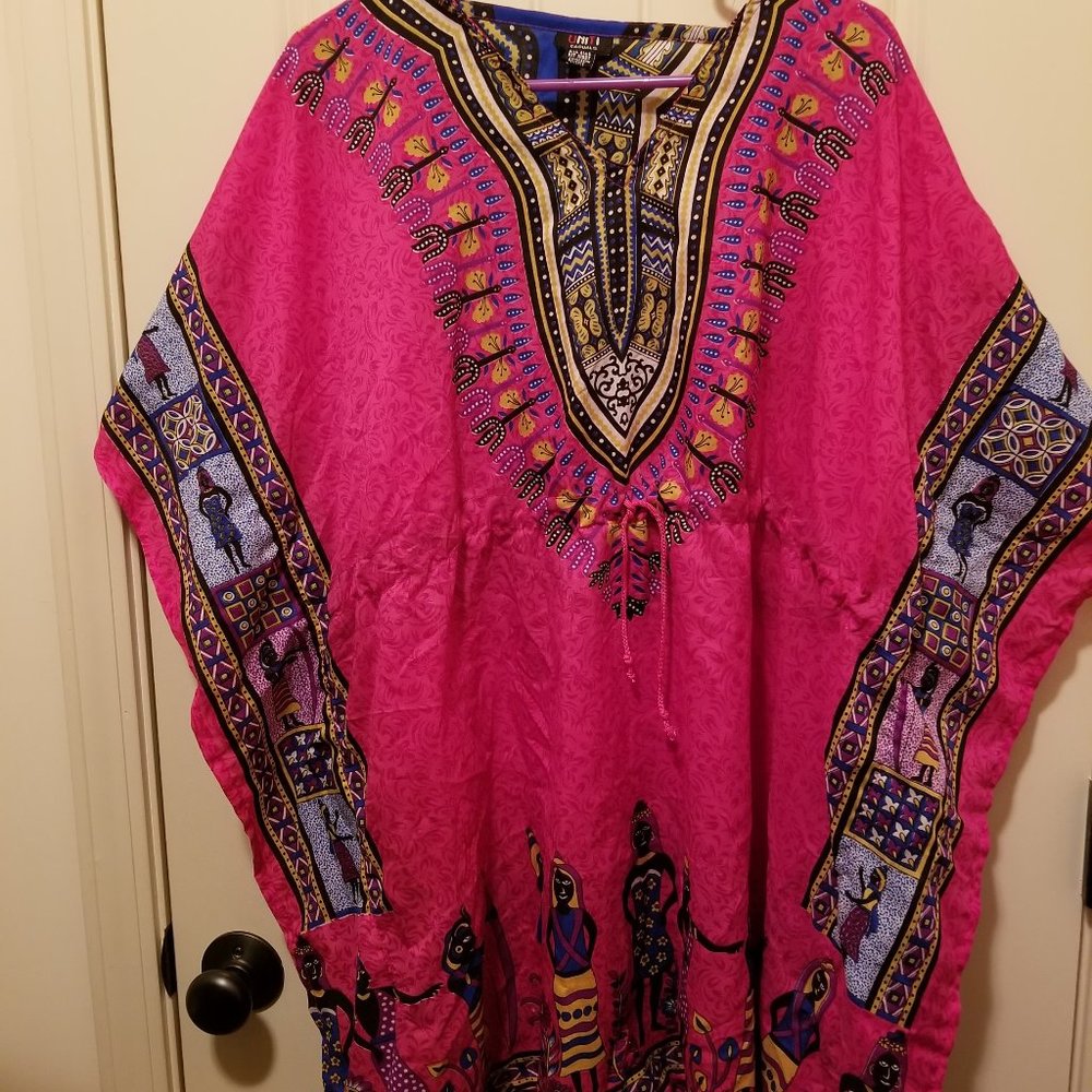 Uniti Casuals One Size RN 91357 Flowy Boho Tribal